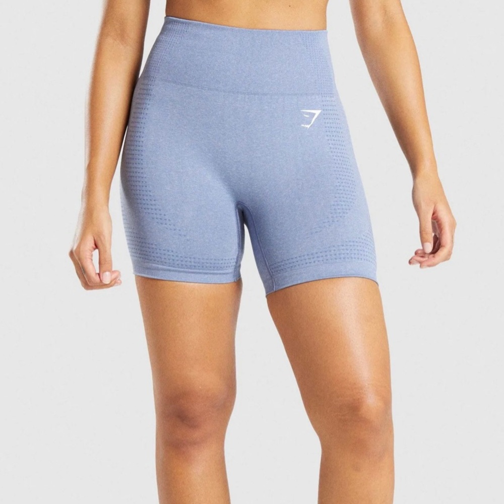 Gymshark VITAL SEAMLESS 2.0 SHORTS - blue marl